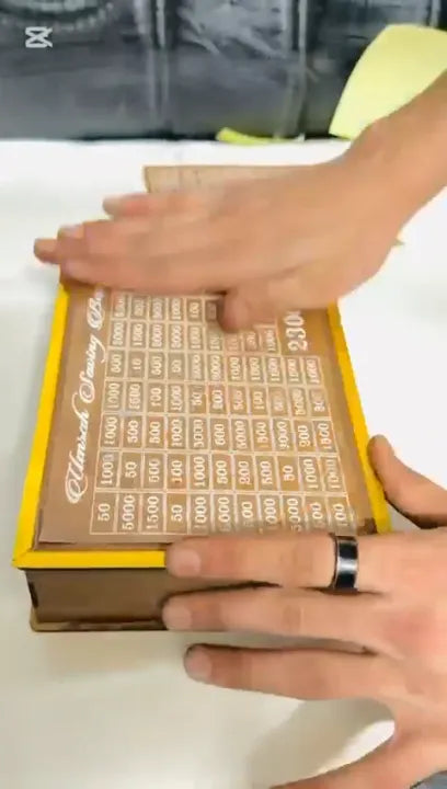Umrah Wooden Saving Box